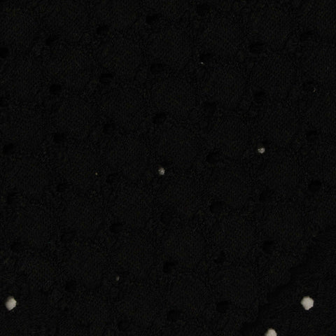 White Dots Knit, Poly-Cotton