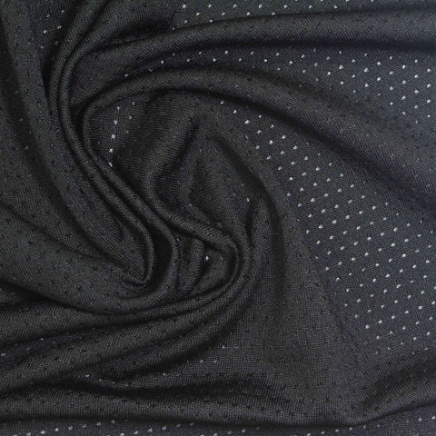 White Dots Mesh, Polyester, 150 gsm