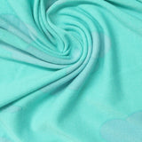 Light Blue Clouds Milk Silk Knit, Polyester — photo 2