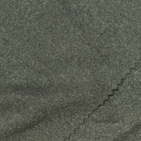 Heathered Grey-Green Marl Birdseye Knit, Polyester