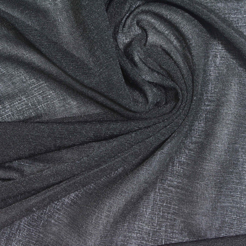 Dark Grey Marl Chiffon, Polyester, 70 gsm