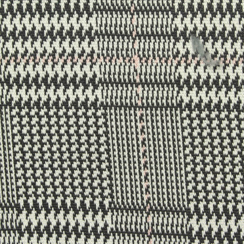 Black Houndstooth Jacquard, 310 gsm