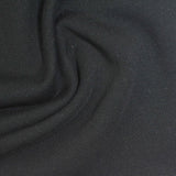100% Cotton French Terry Fabric, 360 gsm, 165 cm — Black — photo 2