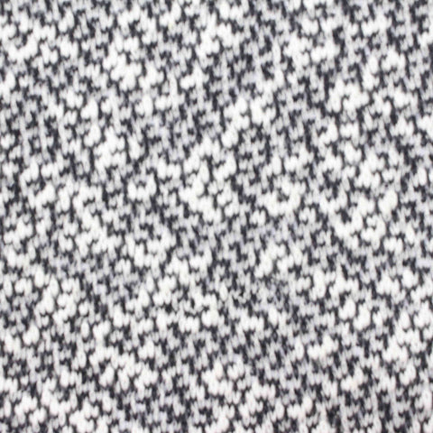 Black Marl Chunky Knit, Cotton-Poly, 172 gsm, 185 cm