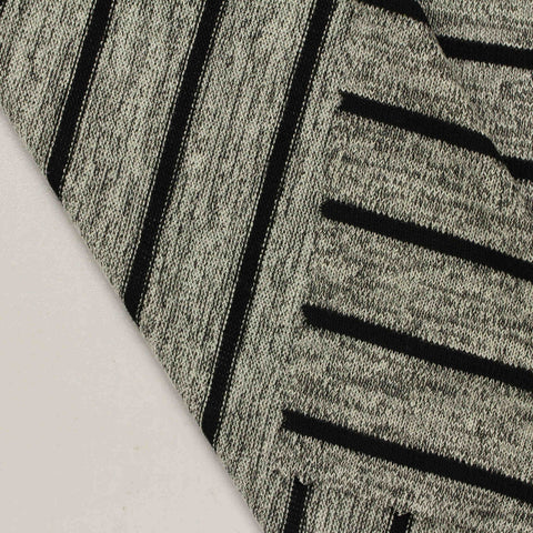 Grey Marl Knit, Viscose-Poly, 165 gsm