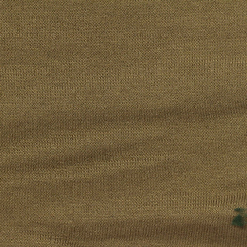 Polyester Cotton Velvet Fabric, 340 gsm, 155 cm — Khaki