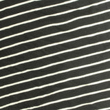 Black Horizontal-Stripe Knit, Viscose — photo 2