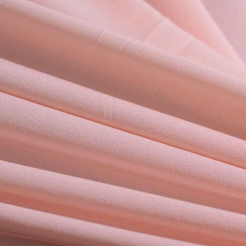 100% Polyester Linen-Look Fabric, 115 gsm, 150 cm — Pink