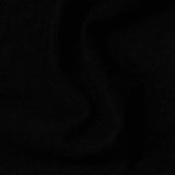 Jacquard 100% Polyester Knit Fabric, 255 gsm, 157 cm — Black — photo 2