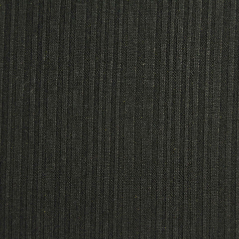 Black Rib Knit, Poly-Cotton