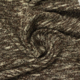 Brown Marl Chunky Knit, Viscose-Poly — photo 2