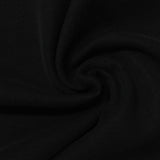 Polyester Cotton Fleece Fabric, 320 gsm — Black — photo 2