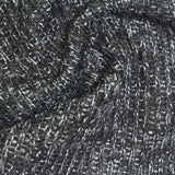Dark Grey Marl Rib Knit, Polyester — photo 2
