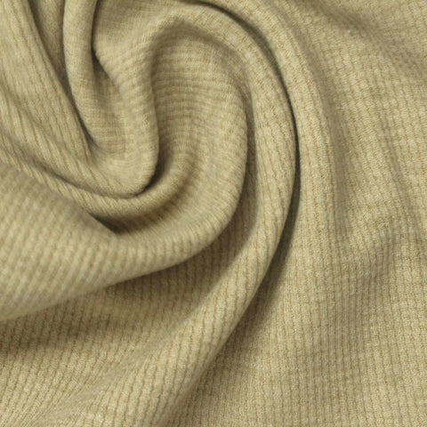 Viscose Polyester Blend Stretch Knit Fabric, 280 gsm, 185 cm — Khaki, ref EF-261061