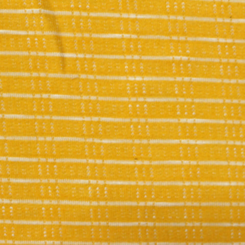White Horizontal-Stripe Rib Knit, Viscose-Poly, 140 gsm