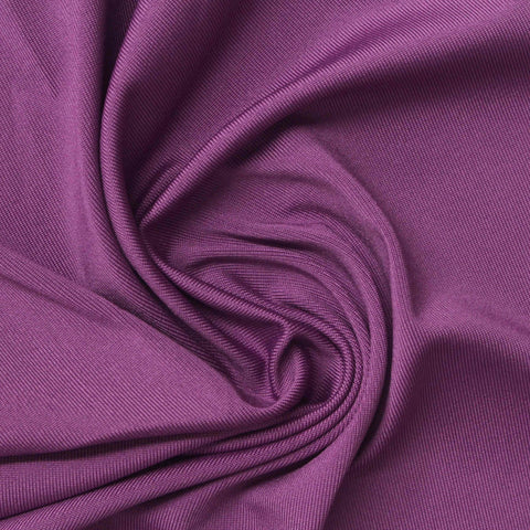 Nylon Stretch Jersey Knit Fabric, 235 gsm — Purple