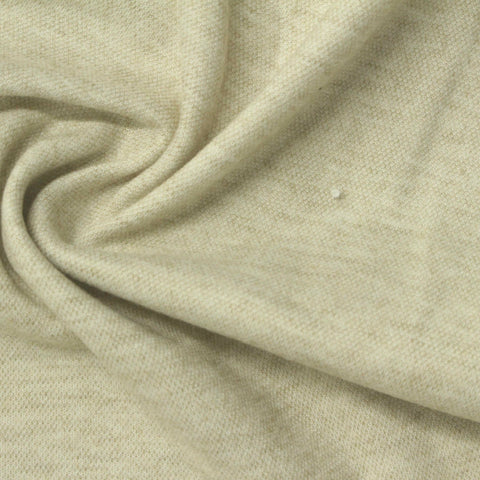 Light Beige Marl Piqué Knit, Poly-Acrylic