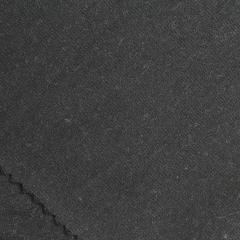 Charcoal Brushed Fleece, Cotton-Poly