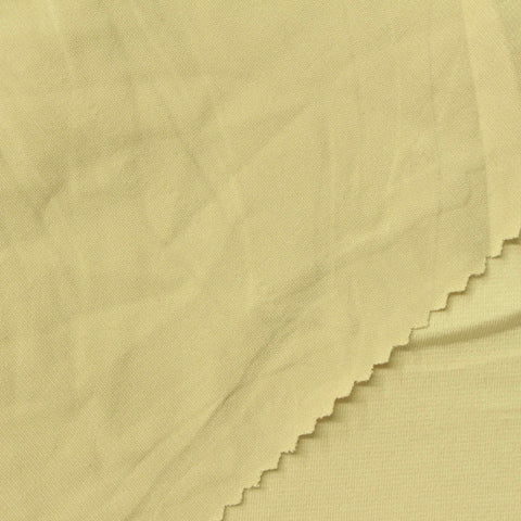 Polyester Stretch ITY Knit Fabric, 200 gsm, 160 cm — Yellow