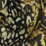 Nylon Stretch Mesh Fabric, 90 gsm, 165 cm — Beige — photo 2
