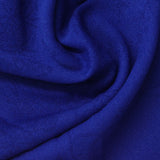 Polyester Stretch Linen-Look Fabric, 280 gsm — Blue — photo 2