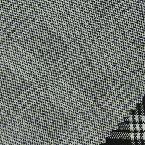 Black Plaid Jacquard, Polyester, 315 gsm