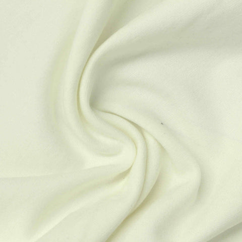Polyester Viscose Stretch Ponte Knit Fabric, 350 gsm, 147 cm — Beige
