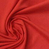 Polyester Stretch Milk Silk Knit Fabric, 250 gsm, 148 cm — Red — photo 2