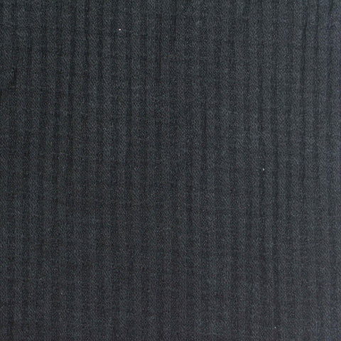 Jacquard Rib Knit Fabric, 234 gsm, 160 cm — Navy