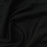 100% Polyester Ponte Knit Fabric, 260 gsm, 160 cm — Black — photo 2