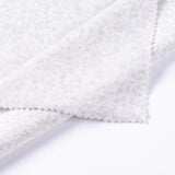 White Heather Jersey Knit, Polyester — photo 2