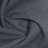 Dark Grey Textured Crepe, Poly-Viscose — photo 2