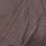 Brown Geometric Pointelle Knit, Poly-Viscose — photo 2