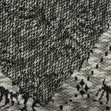 Black Speckles Chunky Knit, Polyester — photo 2