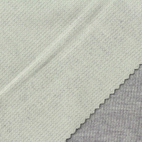 Heather Grey Marl Knit, Viscose-Poly, 280 gsm, 185 cm, ref EF-261099