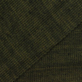 Dark Green Marl Waffle Knit, Cotton-Poly — photo 2