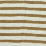 Brown Stripes Rib Knit, Cotton-Poly — photo 2