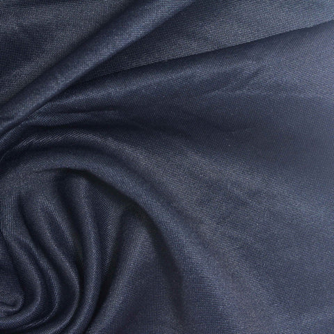 Dark Blue Marl Scuba Knit