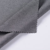 Grey Vertical-Stripe Interlock Knit, Polyester — photo 2