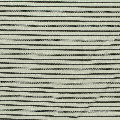 Black Stripes Woven, Cotton, 95 gsm