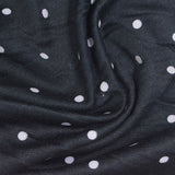 White Dots Ponte Knit, Poly-Viscose — photo 2