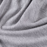Light Grey Marl Jersey Knit, Viscose — photo 2