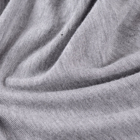Light Grey Marl Jersey Knit, Viscose, 175 gsm