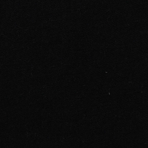 Polyester Viscose Stretch Scuba Knit Fabric, 449 gsm — Black