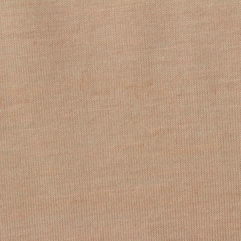 Polyester Cotton Jersey Knit Fabric, 135 gsm, 170 cm — Beige