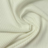 Cotton Viscose Stretch Rib Knit Fabric, 270 gsm, 135 cm — Green — photo 2