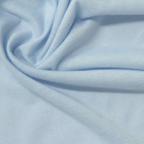 100% Polyester Jersey Knit Fabric, 140 gsm, 170 cm — Blue