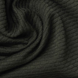Jacquard Polyester Stretch Knit Fabric, 200 gsm, 170 cm — Green — photo 2