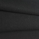 Viscose Polyester Blend Stretch Interlock Knit Fabric, 284 gsm, 180 cm — Black — photo 2