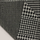 Black Houndstooth Jacquard, Poly-Viscose — photo 2